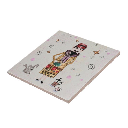 Le Cafe Ceramic Tile タイル (側面)