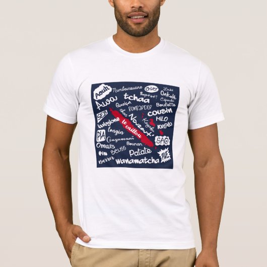 Le Caillou humour local, Nouvelle-Calédonie Tシャツ (正面)