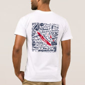 Le Caillou humour local, Nouvelle-Calédonie Tシャツ (裏面)