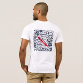 Le Caillou humour local, Nouvelle-Calédonie Tシャツ (裏面フル)
