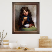 Le Casse-Croûte by Léon-Jean-Basile Perrault ポスター (キッチン)