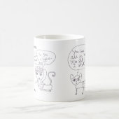 Le Cat Chat 001及び002のコレクターの項目! コーヒーマグカップ (中央)