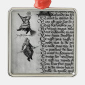 「Le Champion desの貴婦人からの2人の魔法使い メタルオーナメント (正面)