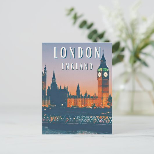 Le charme britannique de Londres ポストカード (スタンド正面)