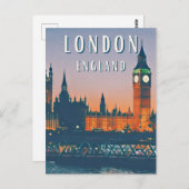 Le charme britannique de Londres ポストカード (正面/裏面)