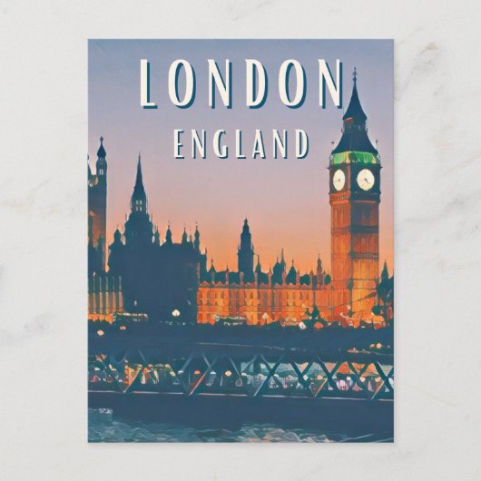 Le charme britannique de Londres ポストカード (正面)