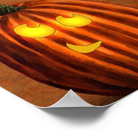 Le chat d'Halloween - ポスター (角)