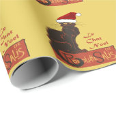 Le Chat Noel Christmas Spoof Vector Art ラッピングペーパー (ロールコーナー)