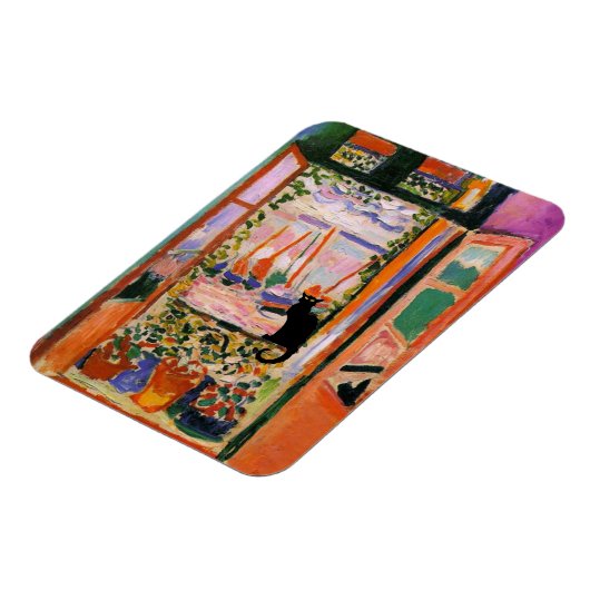 Le Chat NoirとThe Open Window by Matisse マグネット (左側)