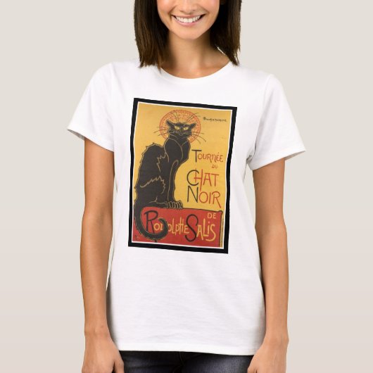 LE CHAT NOIRのプリント Tシャツ (正面)