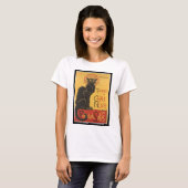 LE CHAT NOIRのプリント Tシャツ (正面フル)