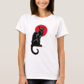 Le Chat Noirのヴィンテージ猫の芸術 Tシャツ (正面)