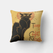 Le Chat Noirの枕 クッション (裏面)
