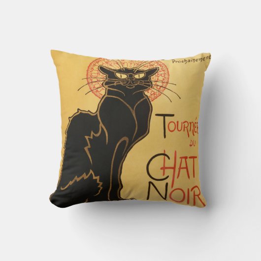 Le Chat Noirの枕 クッション (正面)