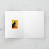 Le Chat Noir お誕生日おめでとう カード (内部)