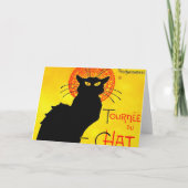 Le Chat Noir アンティーク 招待状 (裏面)