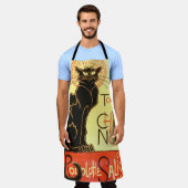 Le chat noir,オリジナル看板 エプロン (着用した状態)