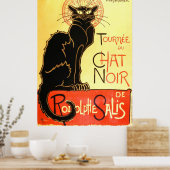 Le chat noir,オリジナル看板 ポスター (キッチン)