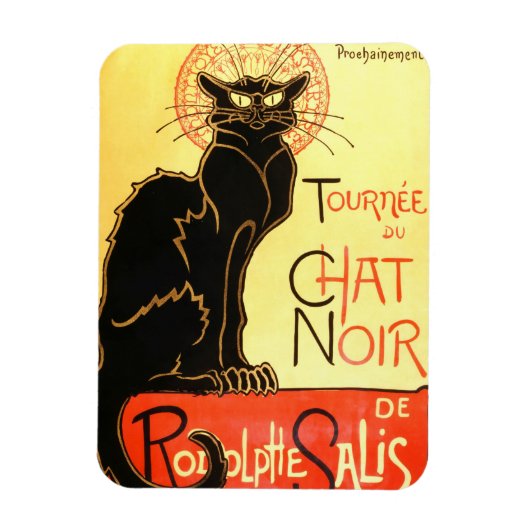 Le chat noir,オリジナル看板 マグネット (縦)