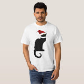 Le Chat Noir サンタハット クリスマス Tシャツ (正面フル)