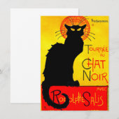 Le Chat Noir ビンテージ 招待状 (正面/裏面)
