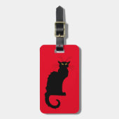 Le Chat Noir ラゲッジタグ (正面縦)