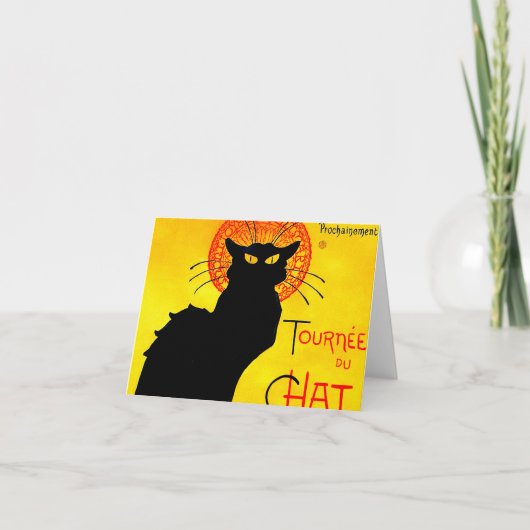 Le Chat Noir ヴィンテージ 招待状 (正面)