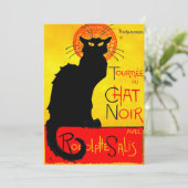 Le Chat Noir ヴィンテージ 招待状 (スタンド正面)