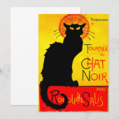 Le Chat Noir ヴィンテージ 招待状 (正面/裏面)