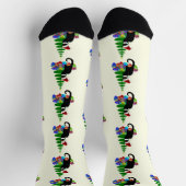 Le Chat Noir Christmas ソックス (上部)