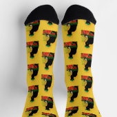 Le Chat Noir Clover St. Patrick's Day ソックス (上部)