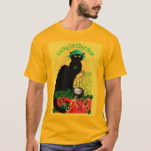 Le Chat Noir Clover St. Patrick's Day Tシャツ (正面)
