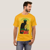 Le Chat Noir Clover St. Patrick's Day Tシャツ (正面フル)