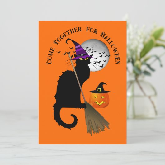 Le Chat Noir Halloween Witch 招待状 (スタンド正面)