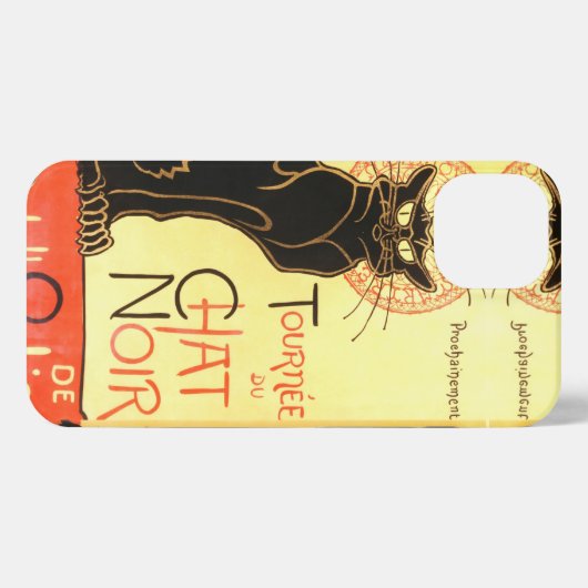 Le chat noir,Original billboard iPhoneケース (裏面横)