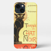 Le chat noir,Original billboard iPhoneケース (裏面)