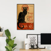 Le Chat Noir Poster – Théophile Steinlen Art ポスター (ホームオフィス)