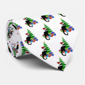 Le Chat Noir Santa Hat Christmas ネクタイ (ロール)