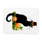 Le Chat Noir Thanksgiving and Pilgrim Turkey マグネット (横)