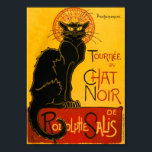 Le Chat Noir The Black Cat Art Nouveau Vintage ポスター<br><div class="desc">Théophile Alexandre Steinlen Le Chat Noir Le Chat Noir was a nineteenth-century entertainment establishment, in the bohemian Montmartre district of Paris. Théophile Steinlen's 1896 Art Nouveau poster illustration is an advertisement for a tour to other cities of the Le Chat Noir's troupe of cabaret entertainers. Théophile Alexandre Steinlen was a...</div>