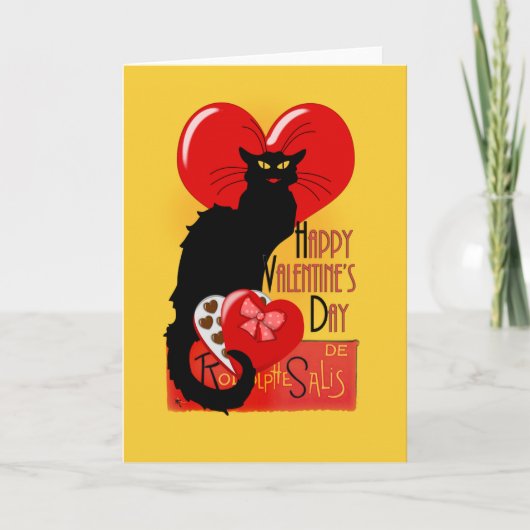 Le Chat Noir Valentine's Day シーズンカード (正面)