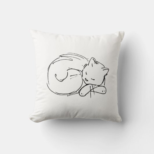 Le Chat Pillow クッション (正面)