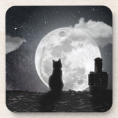 Le chat rêve de lune コースター (正面)