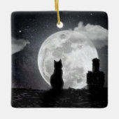 Le chat rêve de lune セラミックオーナメント (正面)