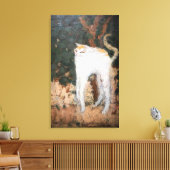 Le Chat - Stretched Canvas Art Print キャンバスプリント (インサイチュ (リビング))