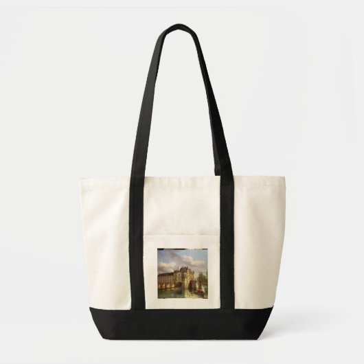Le Chateau de Chenonceau 1843年(キャンバスの油) トートバッグ (正面)