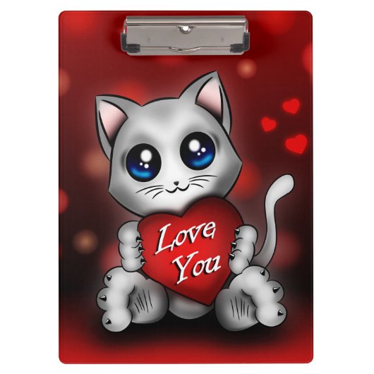 Le chaton t'aime クリップボード (正面)