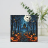 Le chemin de la forêt hantée- Halloween 招待状 (スタンド正面)