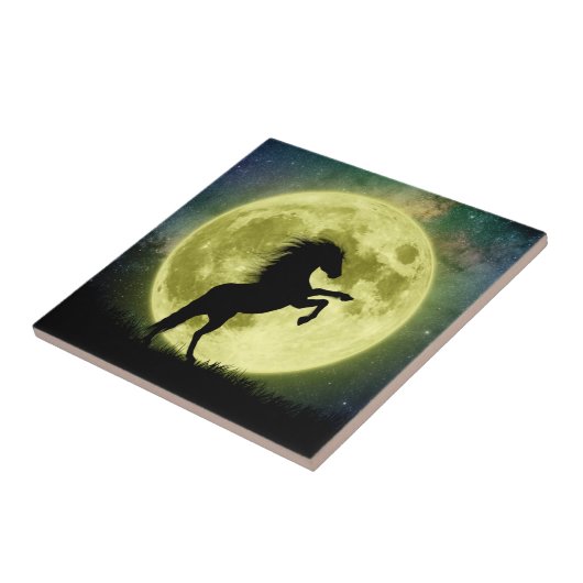 Le cheval et la lune jaune タイル (側面)