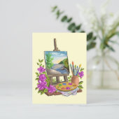 Le chevalet del'artiste peintre. ポストカード (スタンド正面)